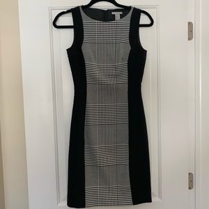 H&M Houndstooth Sheath Dress